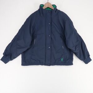 FP Movement Field Tripper Jacket Womens S Blue Fleece Lined Snap Full Zip